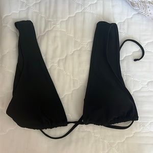 Black bikini top